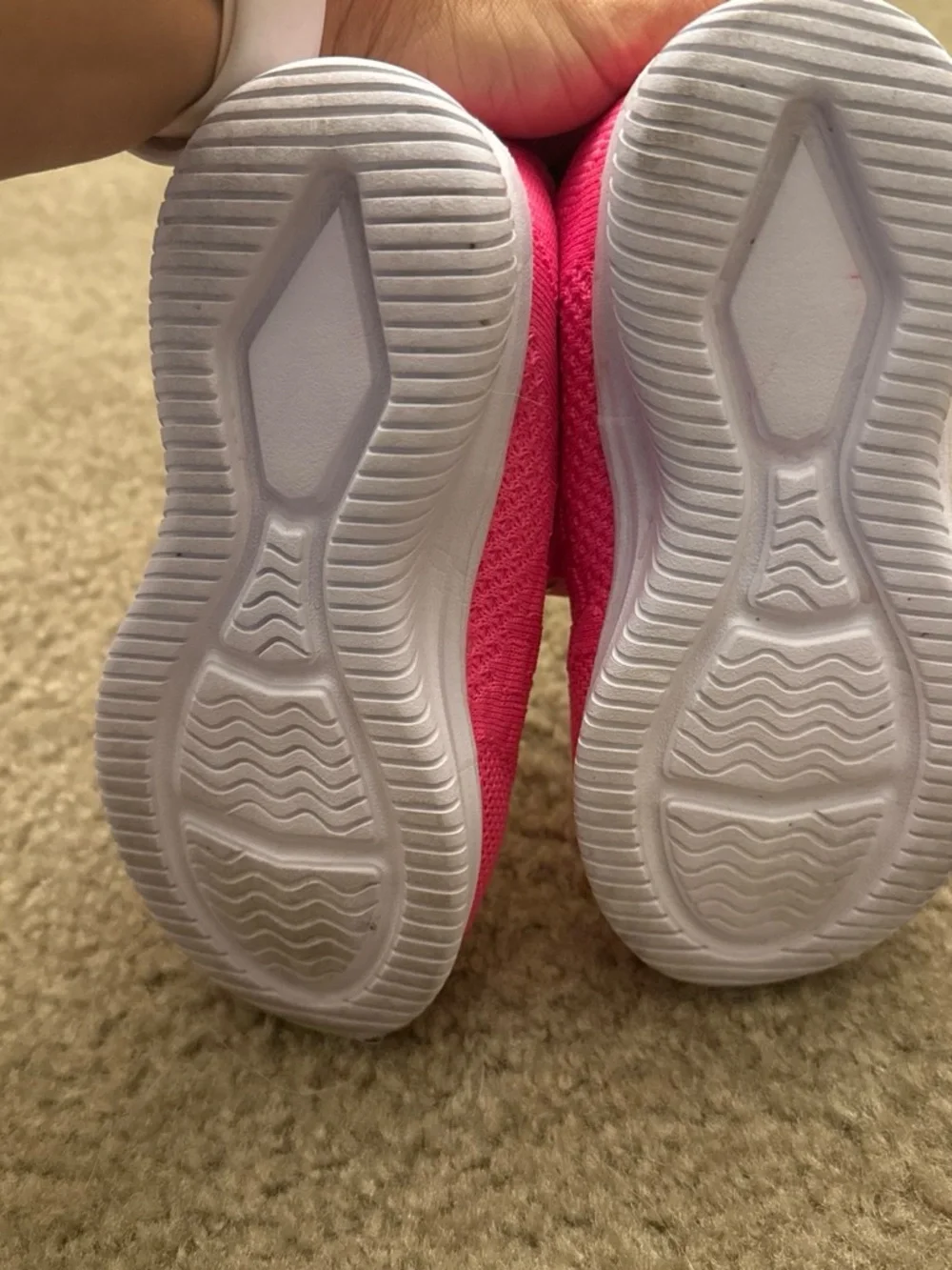 Kids Sneakers - Hot Pink Knit